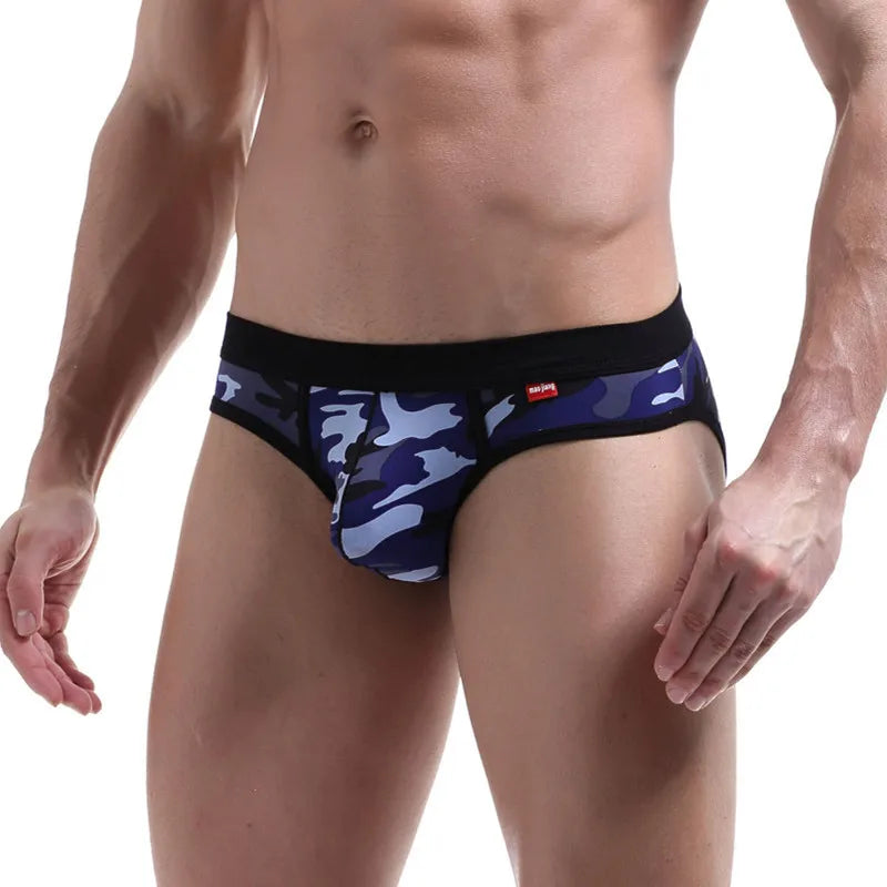 Male Camouflage Underpants Men's Briefs Sexy Men Underwear Men's Breathable Comfortable Briefs Men Panties Shorts Cueca Briefs